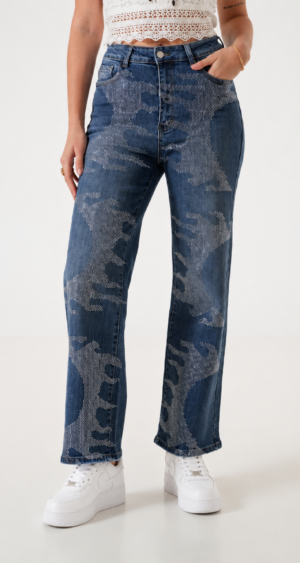 JEAN WID LEG STRASS - A25R04