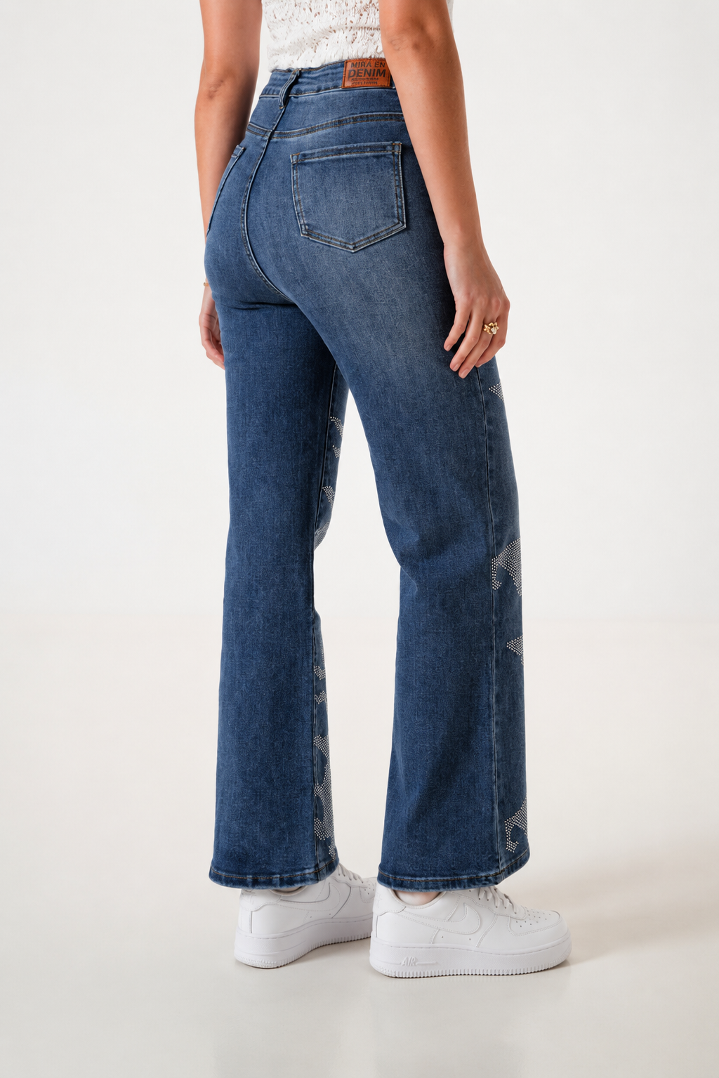 JEAN WID LEG STRASS - A25R04 - Imagen 4