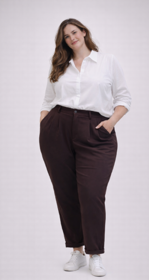 MOM PINZADO PUNTO ROMA / SIMIL JEAN PLUS SIZE