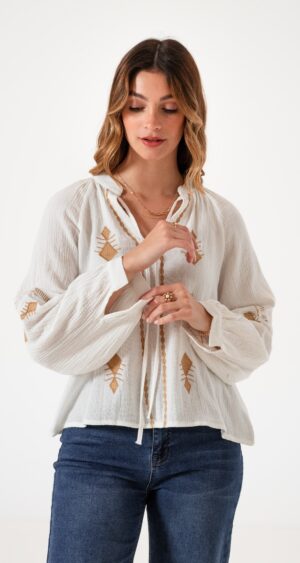 BLUSA BORDADA - Q007
