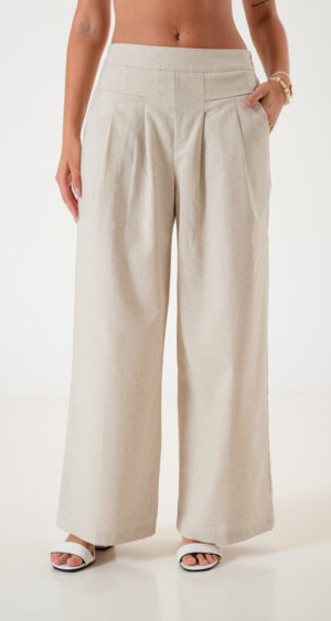 PALAZO PINZADO LINO SASTRERO - W024