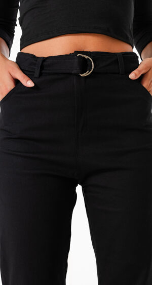 Alternative view of MOM SLOUCHY CINTO GABARDINA