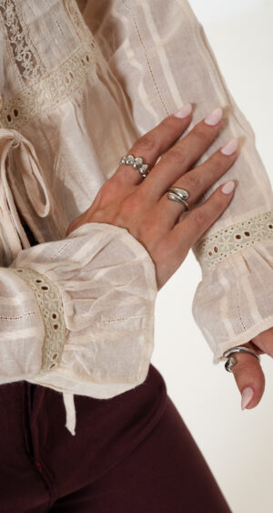 Alternative view of CAMISA BORDADA - Q014