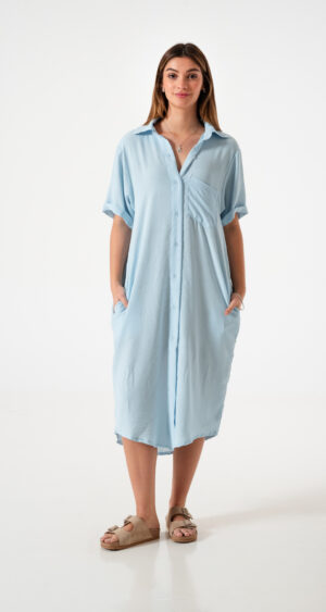 VESTIDO CAMISERO LINO