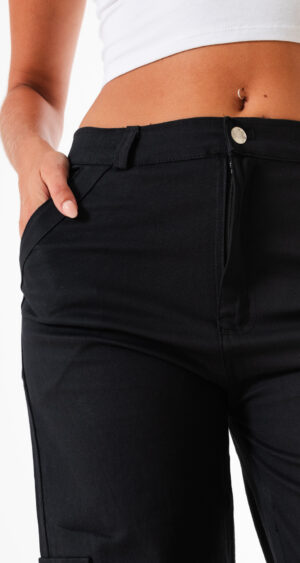 Alternative view of PANTALON CARGO TIRAS GABARDINA