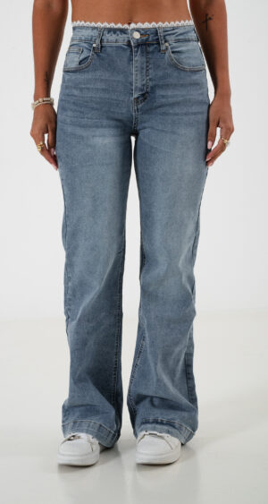 JEAN WID LEG ENCAJE - LY-071
