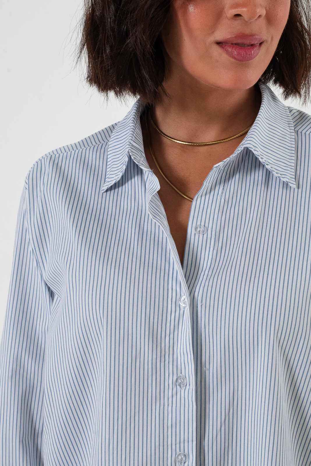 CAMISA OVER ERIKA POPLIN RAYADO - Imagen 2