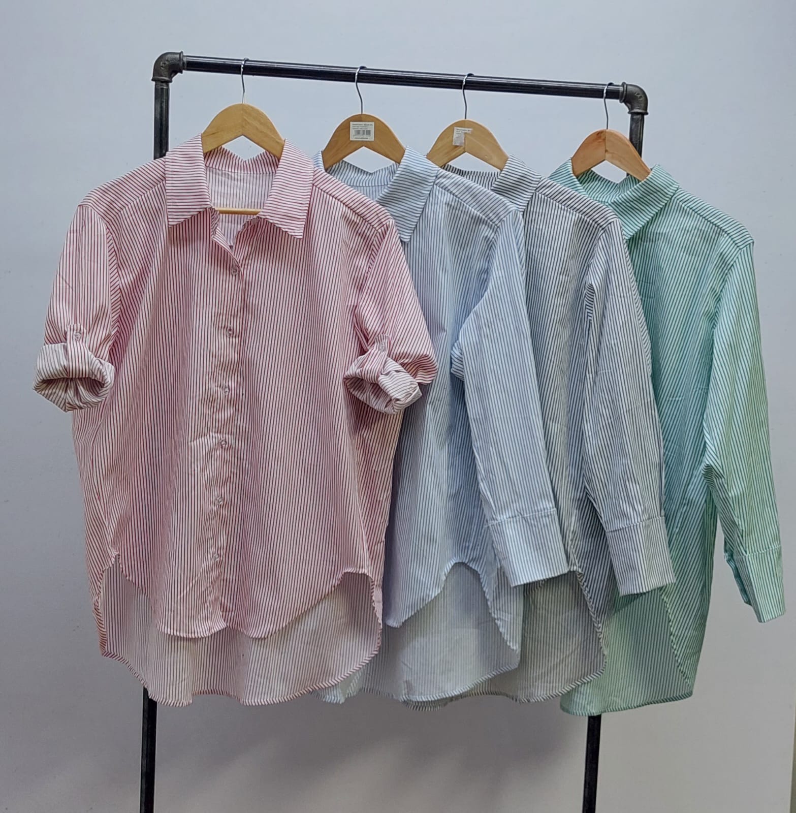 CAMISA OVER ERIKA POPLIN RAYADO - Imagen 8