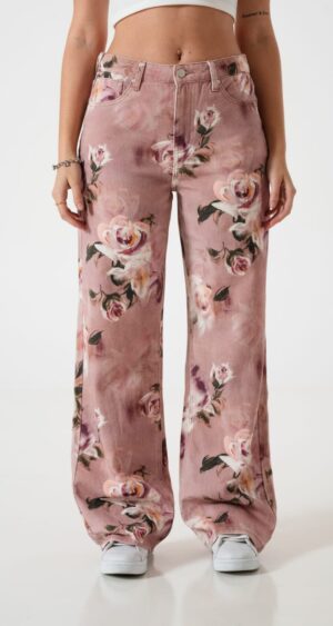 JEAN WID LEG ROSAS - LY-093