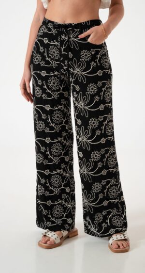 PALAZO LINO BORDADO - 1593-6