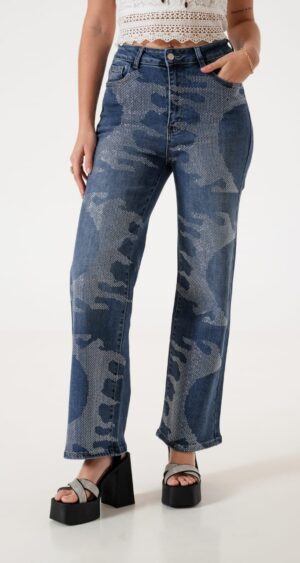 JEAN WID LEG STRASS - A25R04