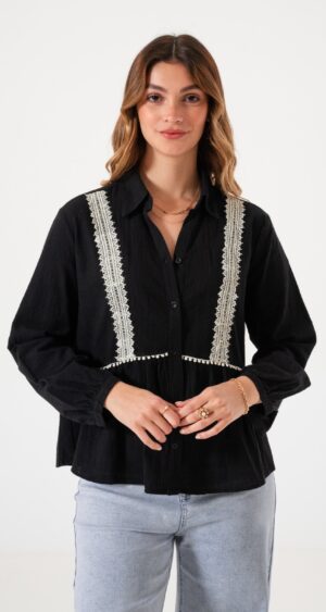 CAMISA BORDADA - Q010