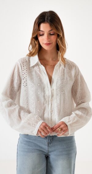 CAMISA BRODERIE - Q013