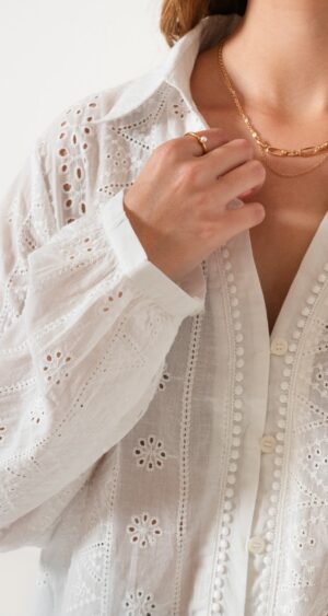 Alternative view of CAMISA BRODERIE - Q013