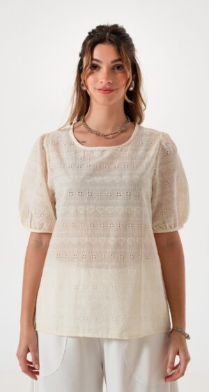 BLUSA BORDADA - Q016