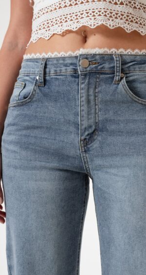 Alternative view of JEAN WID LEG ENCAJE - LY-071