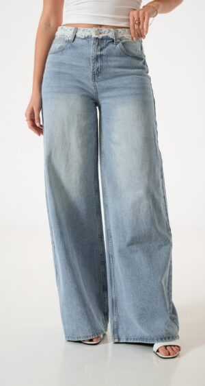 JEAN WID LEG ENCAJE - LY-072
