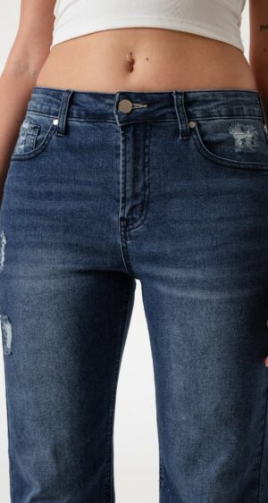 Alternative view of JEAN WID LEG ROTURA - LYFJ687-1