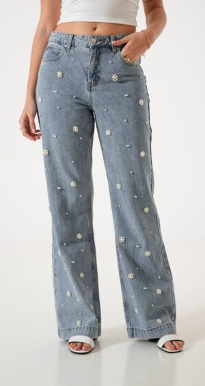 JEAN WID LEG PERLAS - LYFJ938