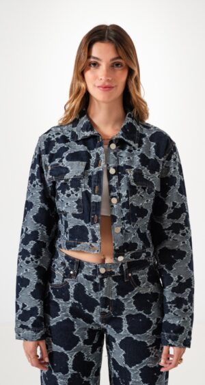 CAMPERA JEAN BORDADO - L-0059-2