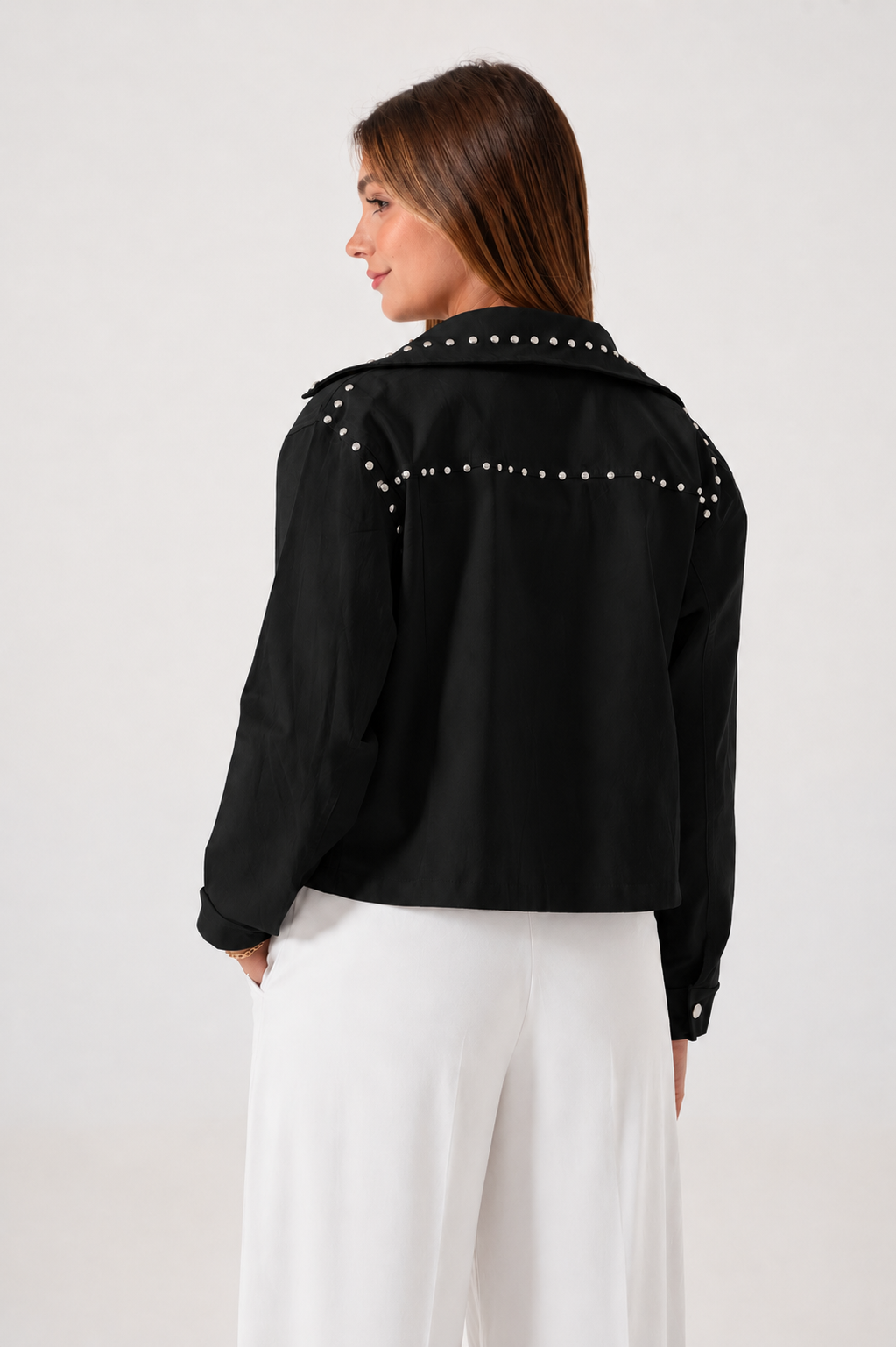 CAMPERA MOM TACHAS GABARDINA - Imagen 2