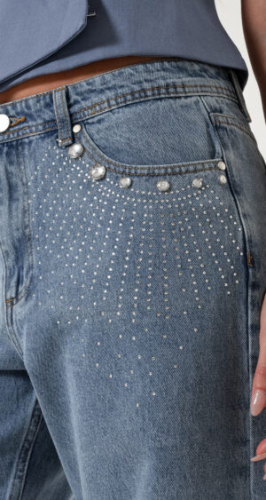 Alternative view of JEAN WID LEG BOTAMANGA STRASS - LYFJ820