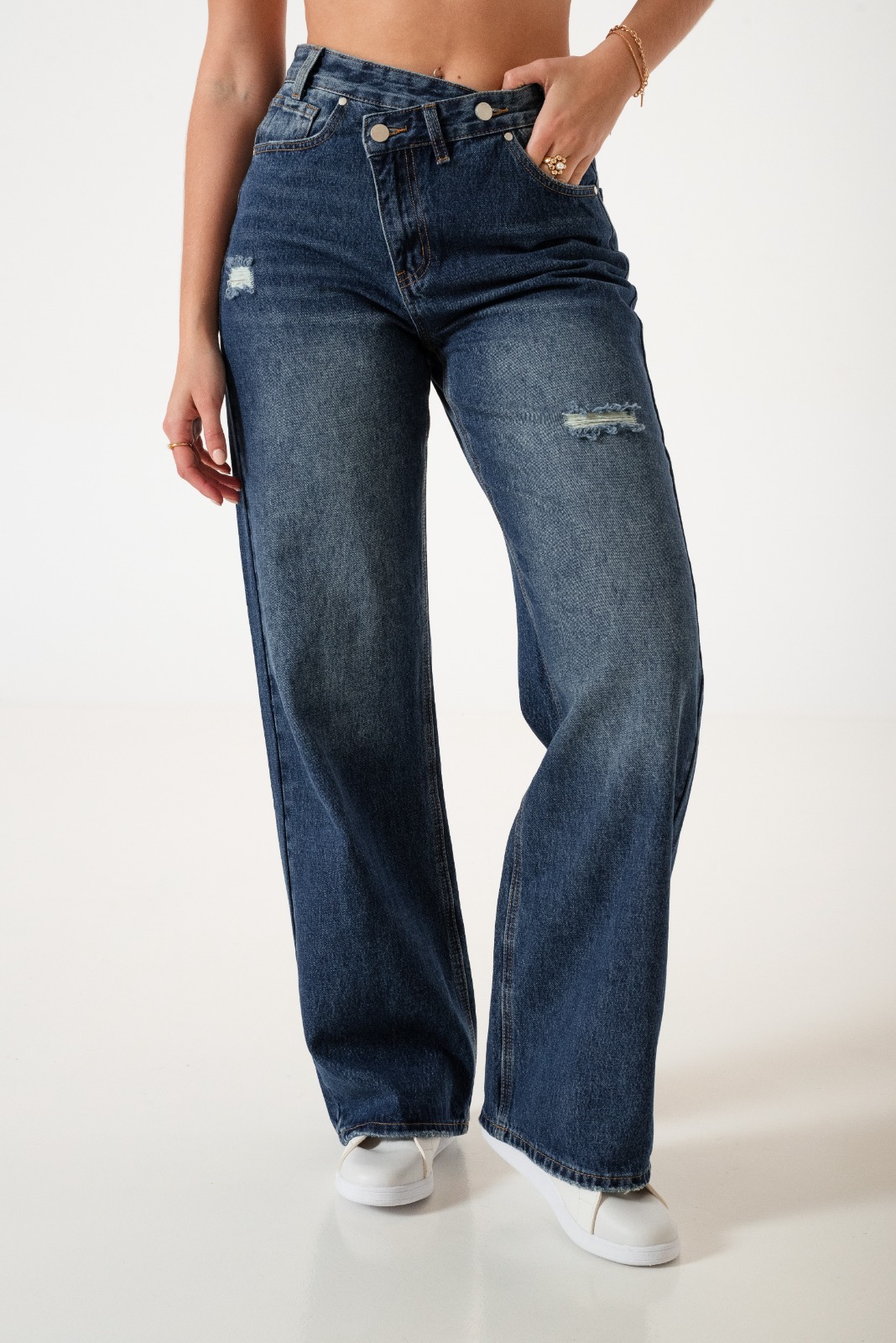 JEAN WID LEG TACHAS - AL-7 - Imagen 2