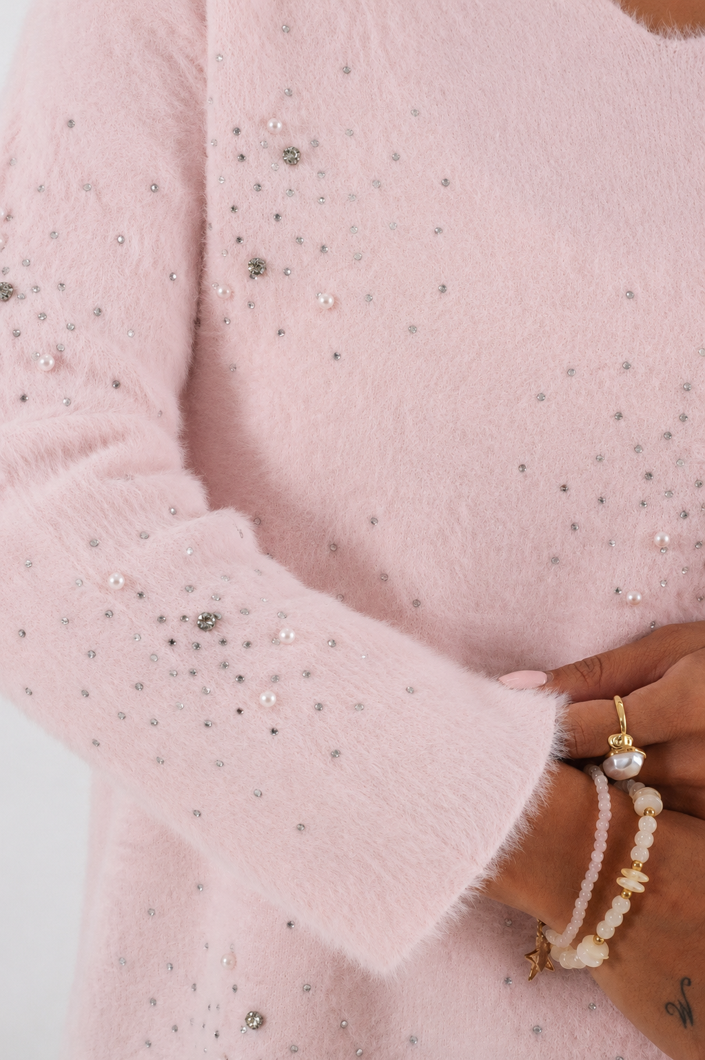 SACO CUELLO V CON STRASS - 010 - Imagen 3