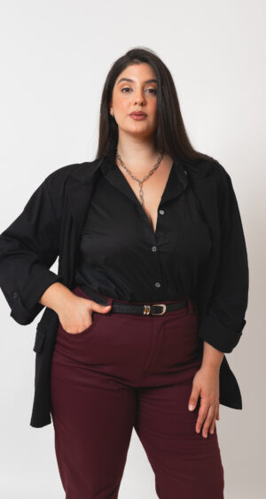 SACO OVER PUNTO ROMA / SIMIL JEAN