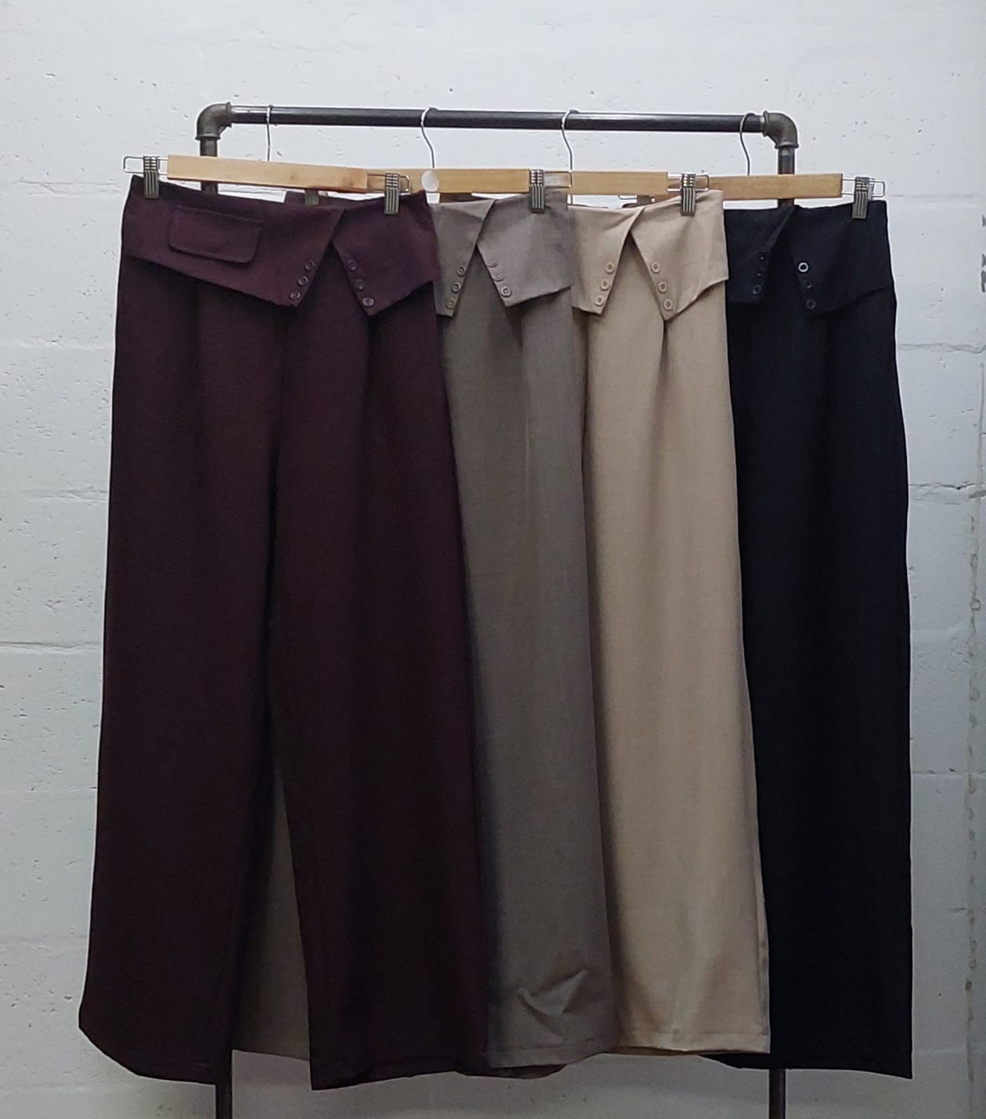 PANTALON CON CINTURA ANCHA - KS-328 - Imagen 8