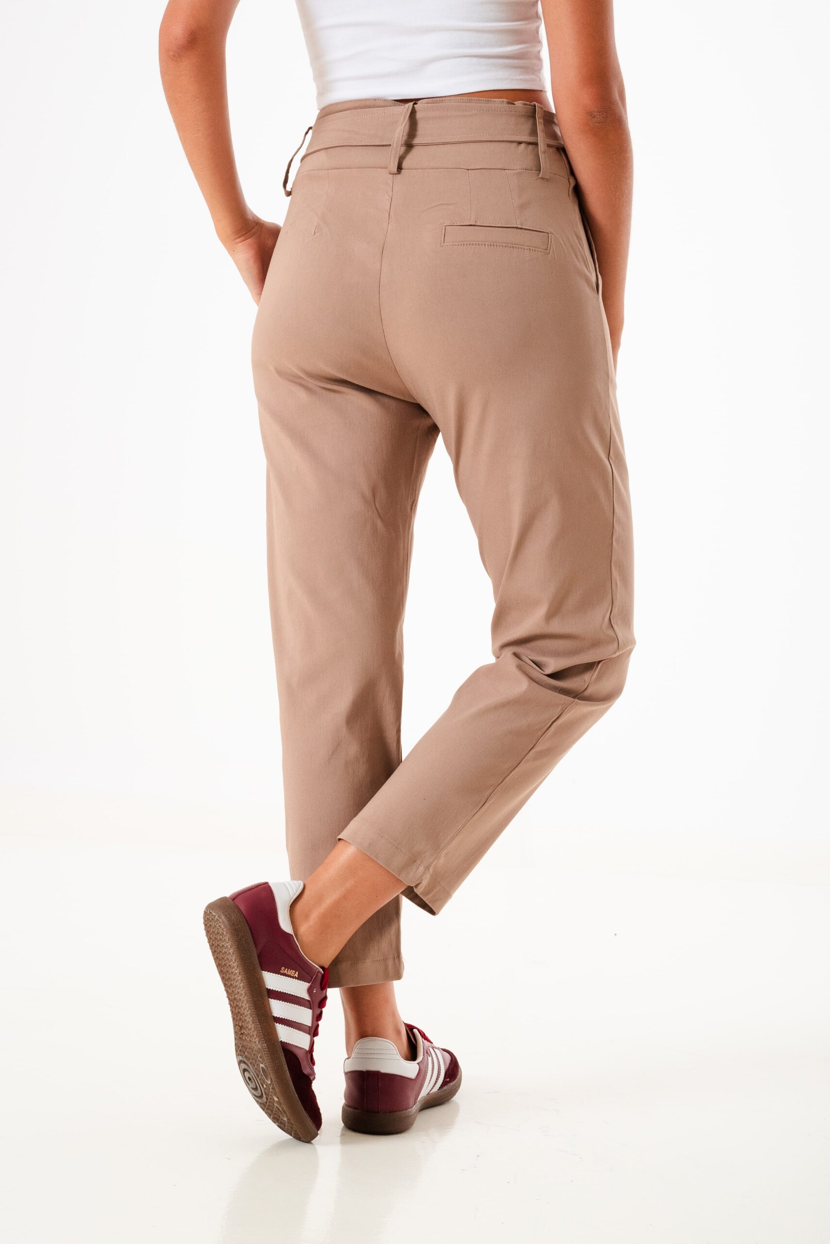 PANTALON CON CINTO BENGALINA - Imagen 4