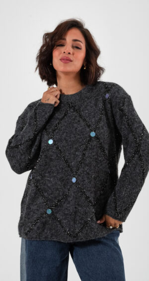 SUETER ROMBO BRILLO - 80848#