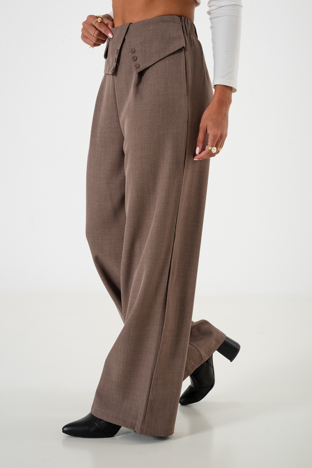 PANTALON CON CINTURA ANCHA - KS-328 - Imagen 4