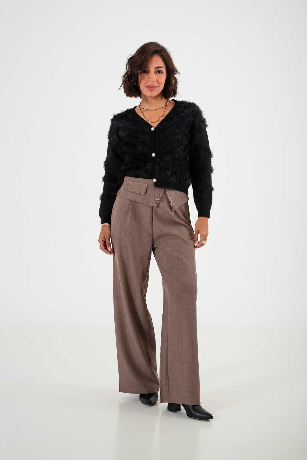 PANTALON CON CINTURA ANCHA - KS-328 - Imagen 7