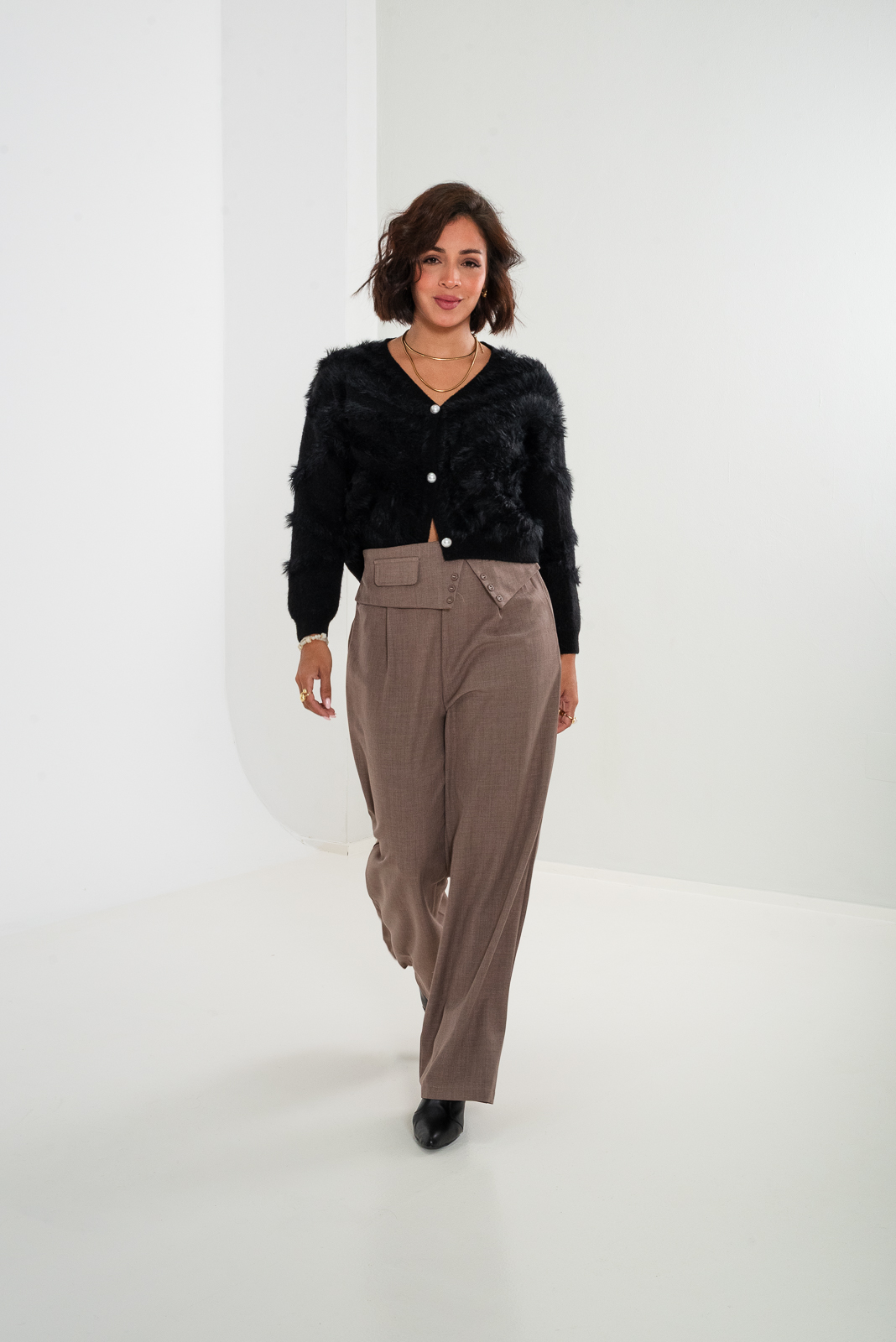 PANTALON CON CINTURA ANCHA - KS-328 - Imagen 6