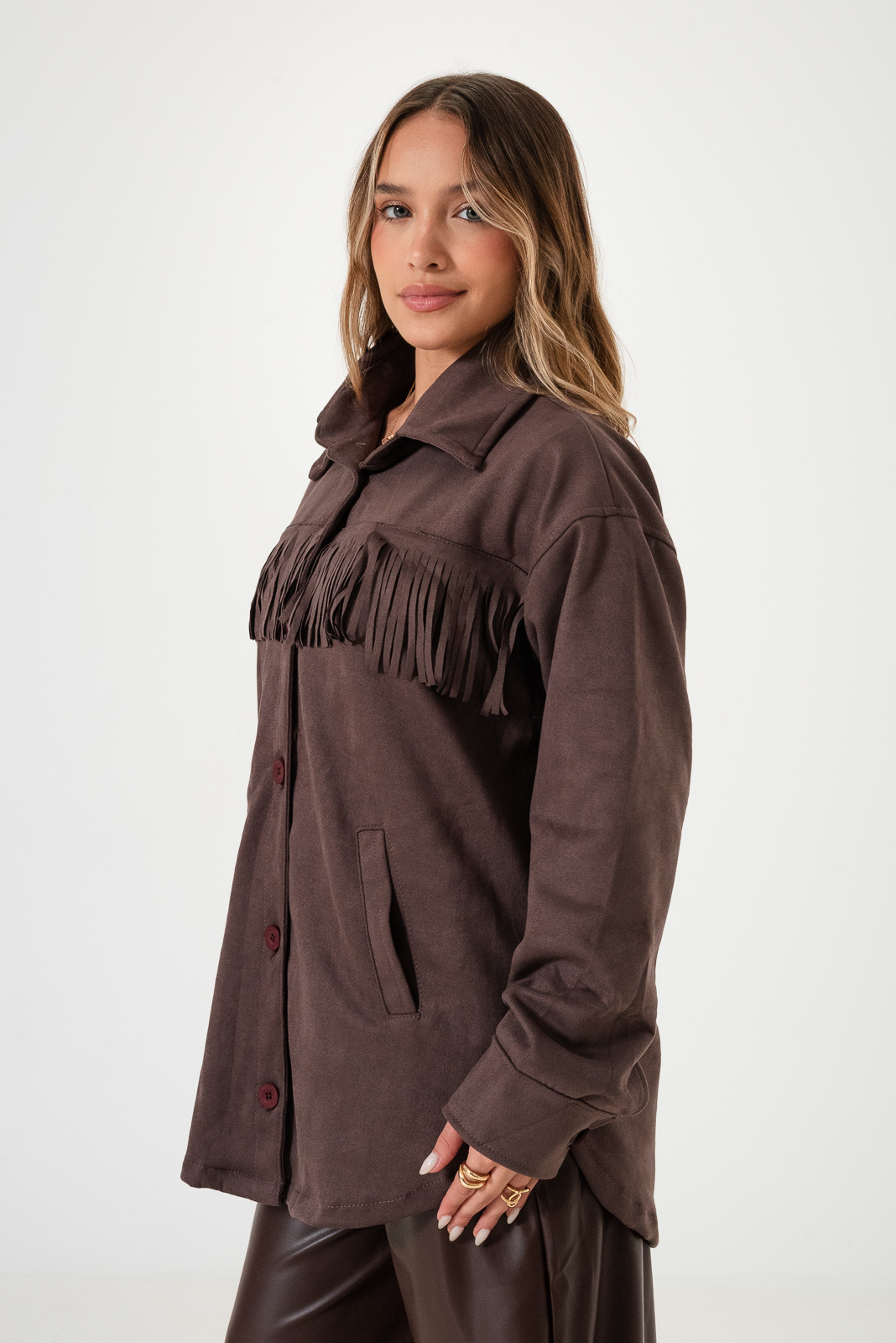 CAMISACO FLECOS SUED - Imagen 2