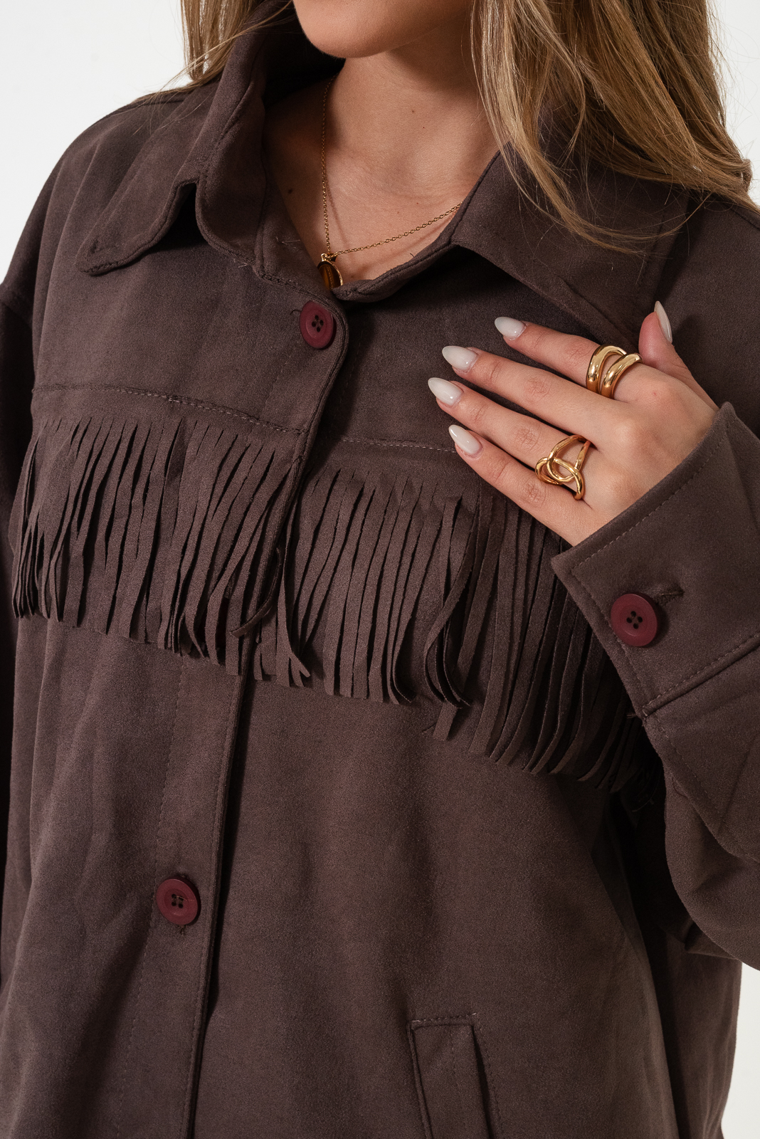 CAMISACO FLECOS SUED - Imagen 3