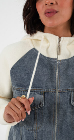 Alternative view of CAMPERA DE SUETER CON JEANS - 393