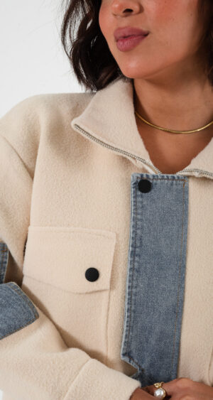 Alternative view of CAMPERA SUETER CON JEANS - 337