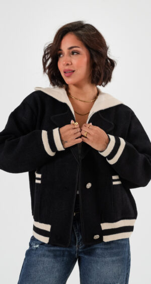 SACO SUETER CON CAPUCHA - 133#