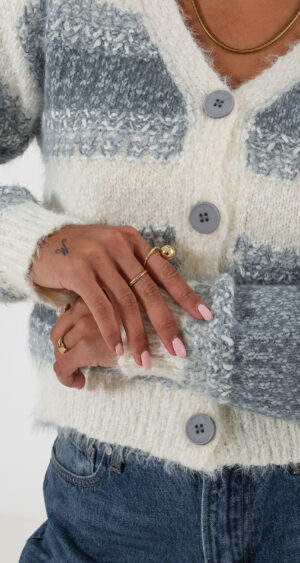 Alternative view of SACO SUETER RAYADO - 012