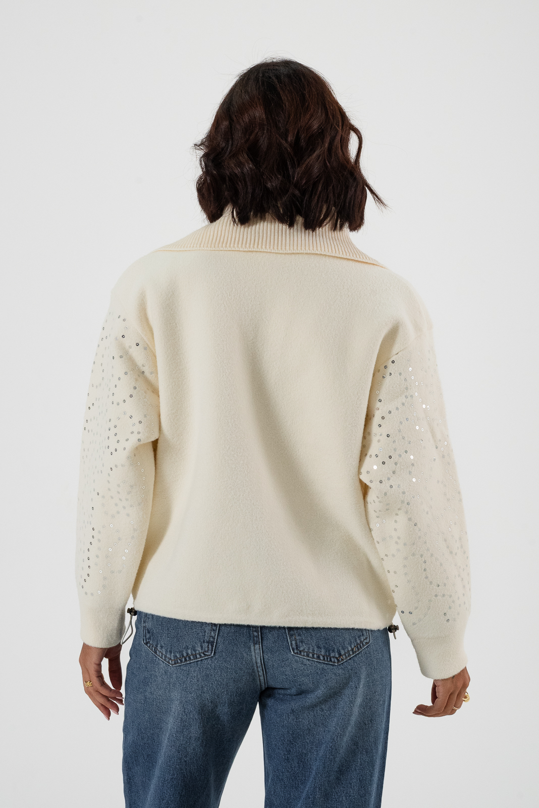 CAMPERA SUETER CON BRILLO - 179-1 - Imagen 7