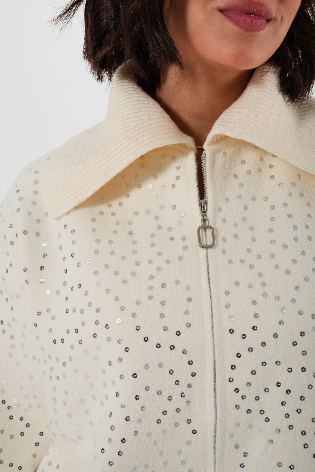 CAMPERA SUETER CON BRILLO - 179-1 - Imagen 2