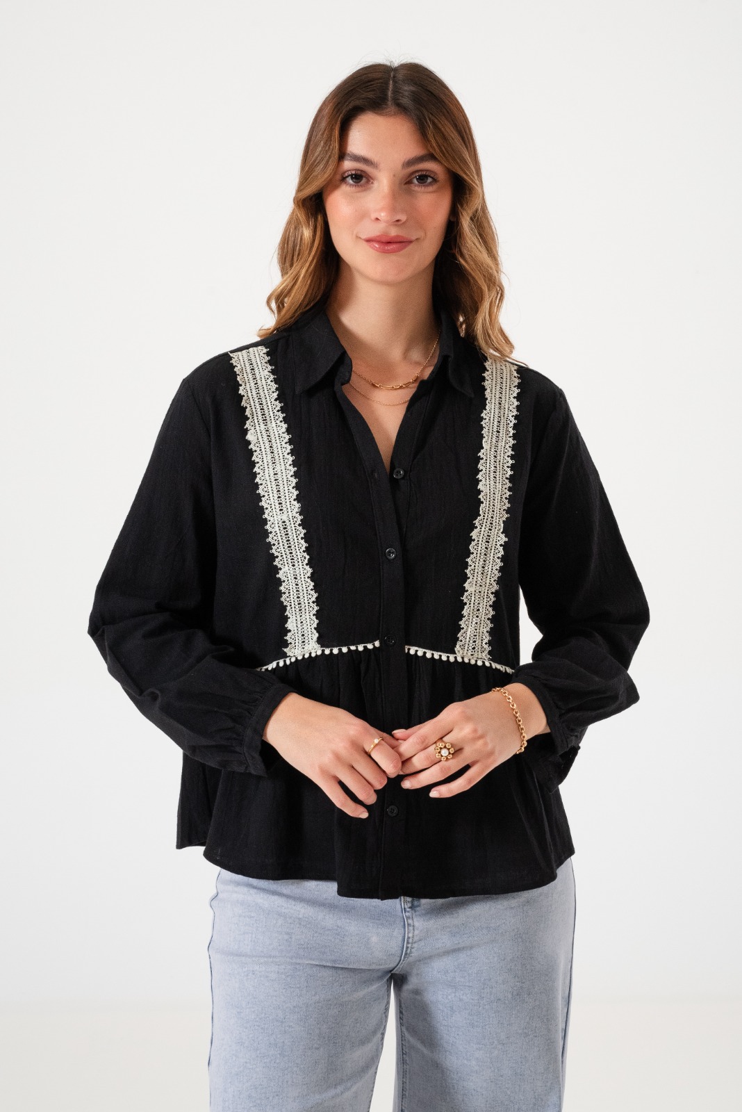CAMISA BORDADA - Q010
