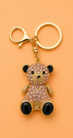ACCESORIO PARA PASACINTO - OSITO DORADO