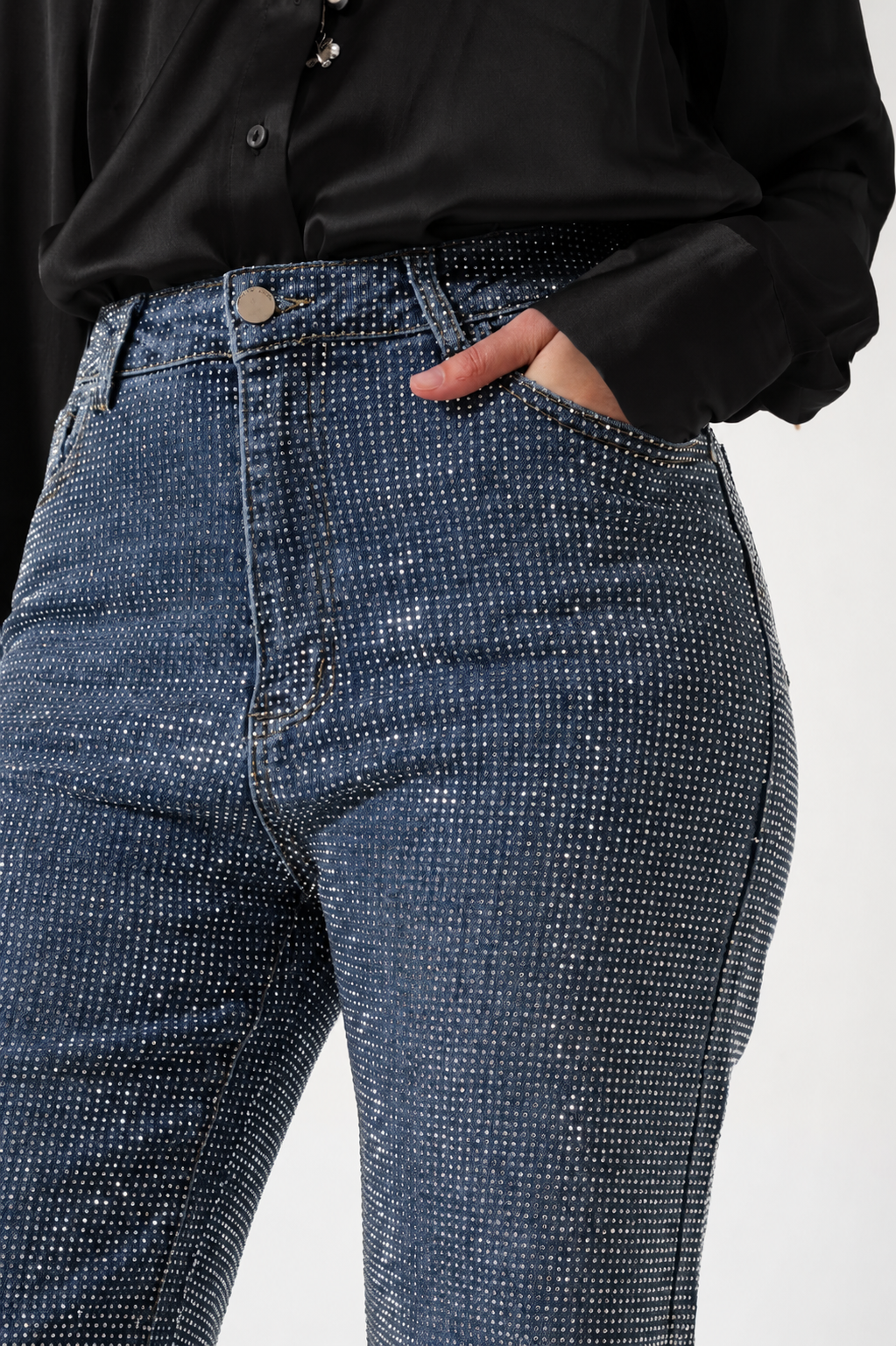 JEAN WID LEG STRASS - A25R08 - Imagen 2