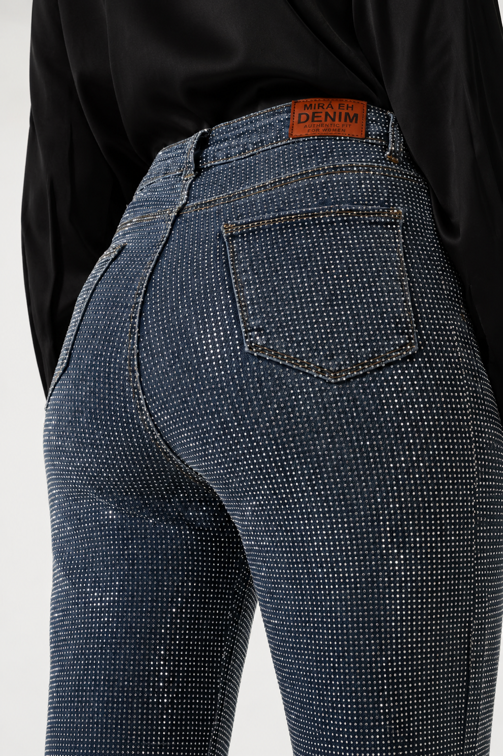 JEAN WID LEG STRASS - A25R08 - Imagen 3