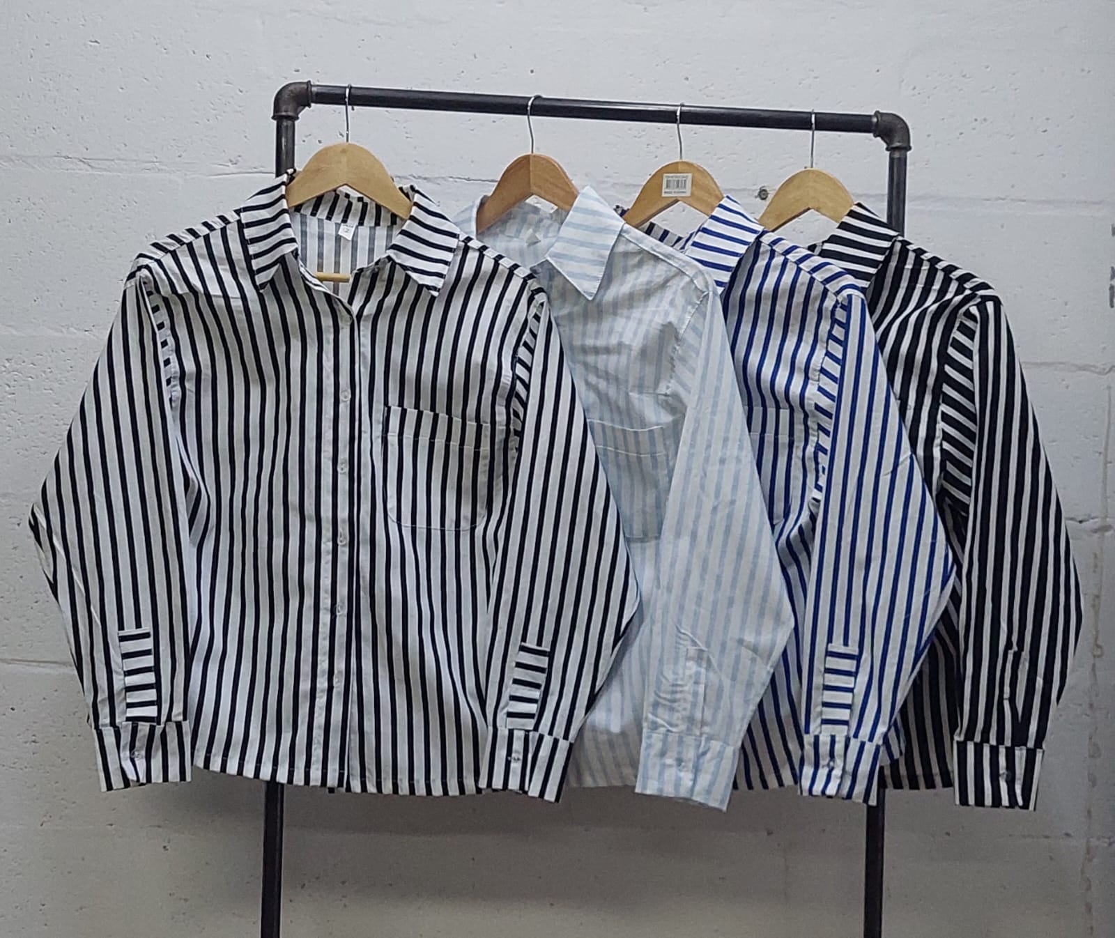 CAMISA OVER ERIKA POPLIN RAYADO - PLUS SIZE - Imagen 3