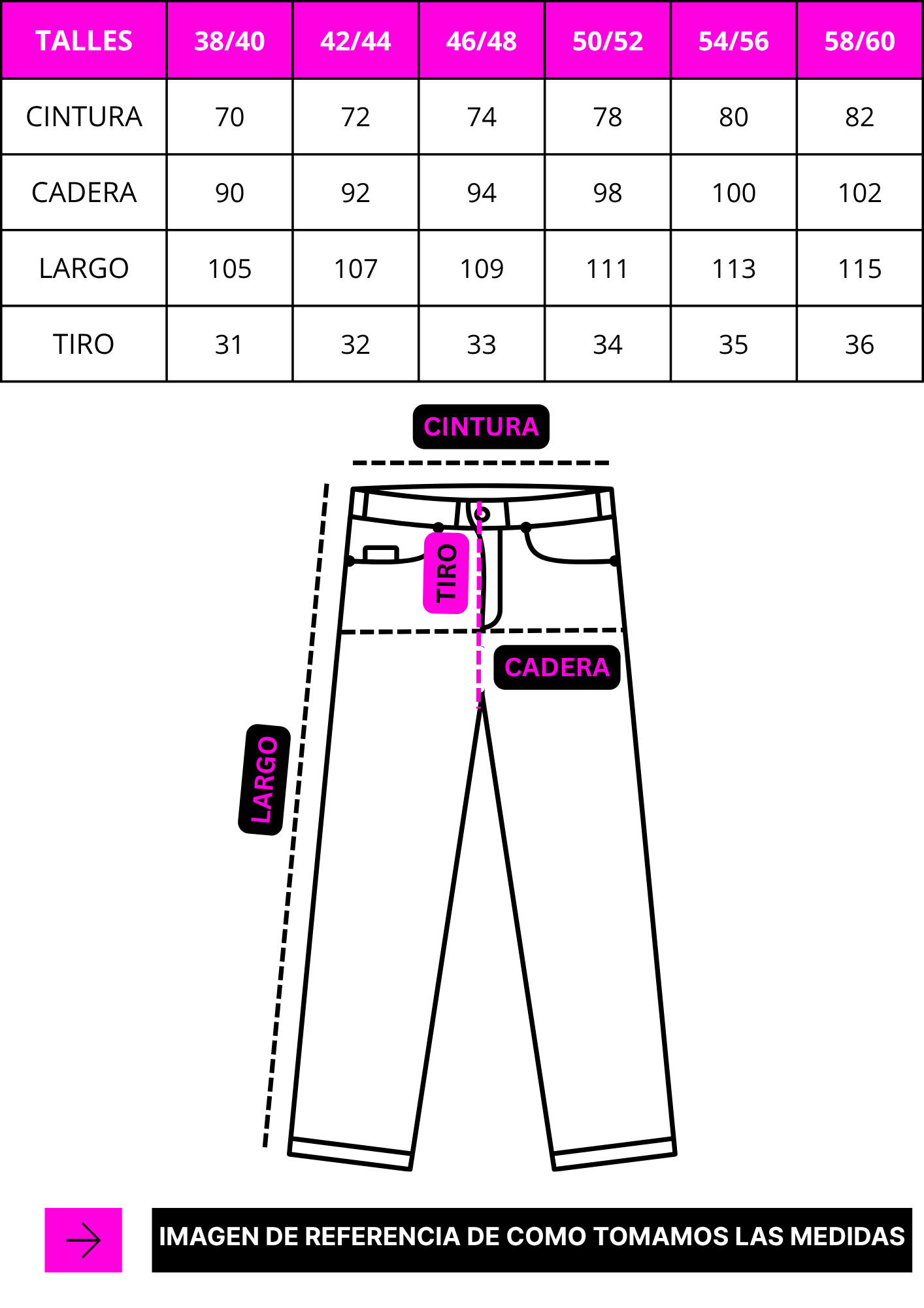 JEAN WID LEG MARIPOSAS - A25R17 PLUS SIZE - Imagen 2