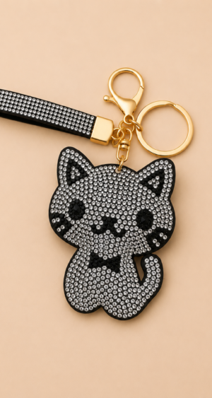 ACCESORIO PARA PASACINTO - GATITO PLATA
